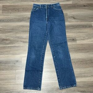 Chic 11/12 Blue Jeans Mom High Rise 100% Cotton Tapered USA Made 80s VTG